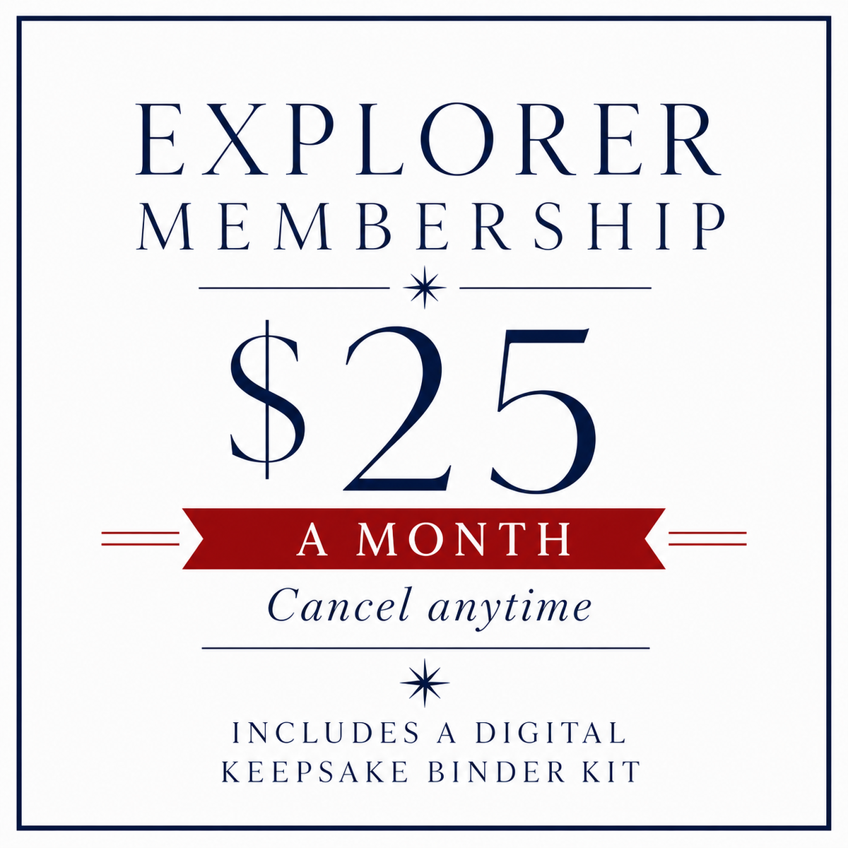 Explorer Membership